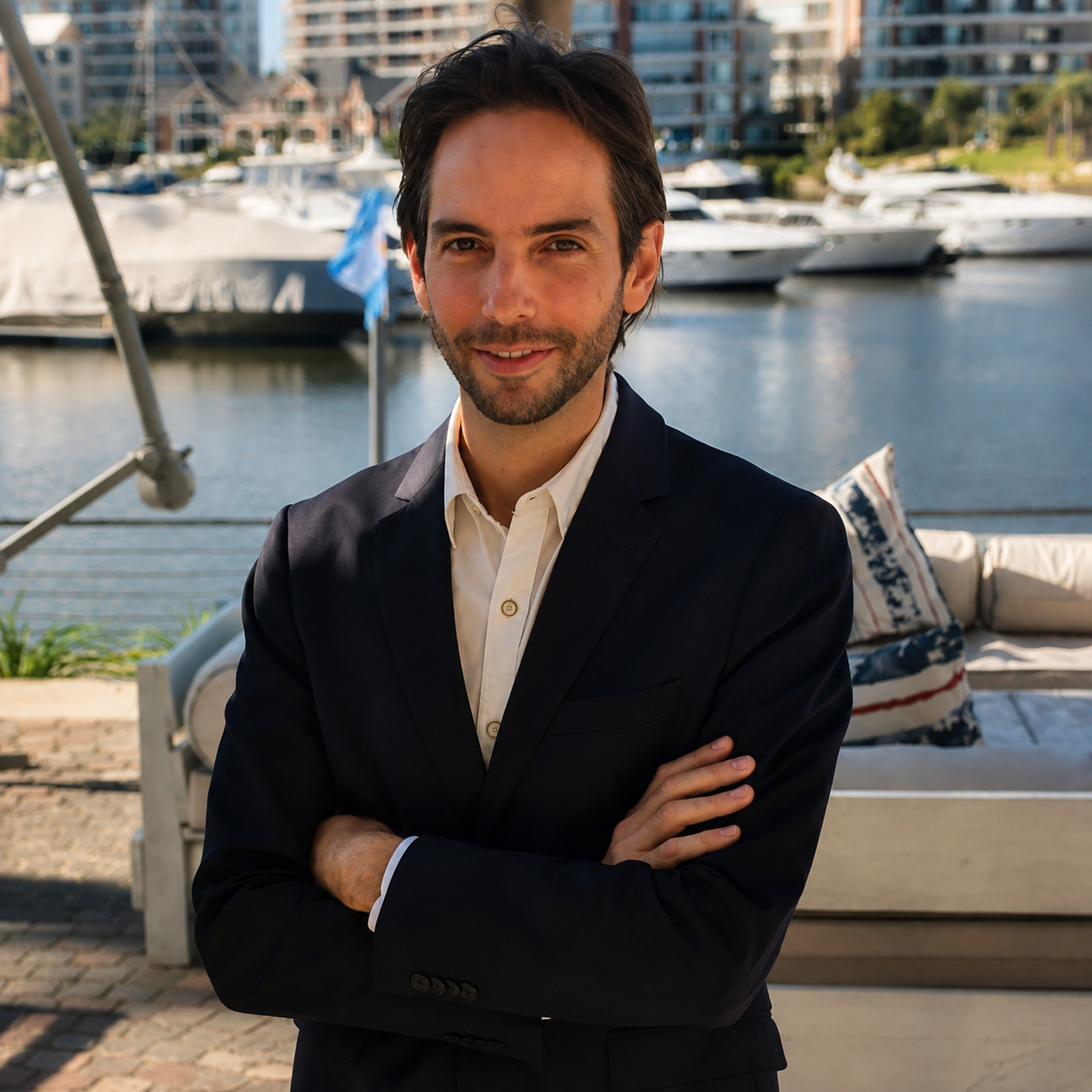 Santiago Capoulat, Martillero y Corredor Público
