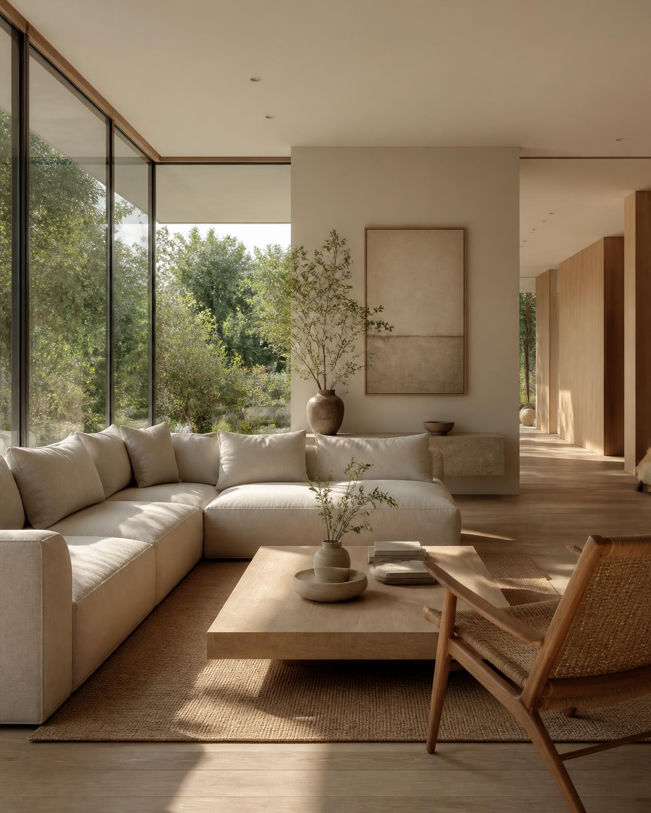Interior luminoso de una casa contemporánea en Zona Norte